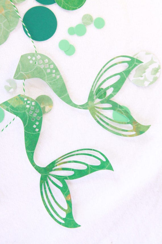 Mermaid Tail Banner Il_570xn