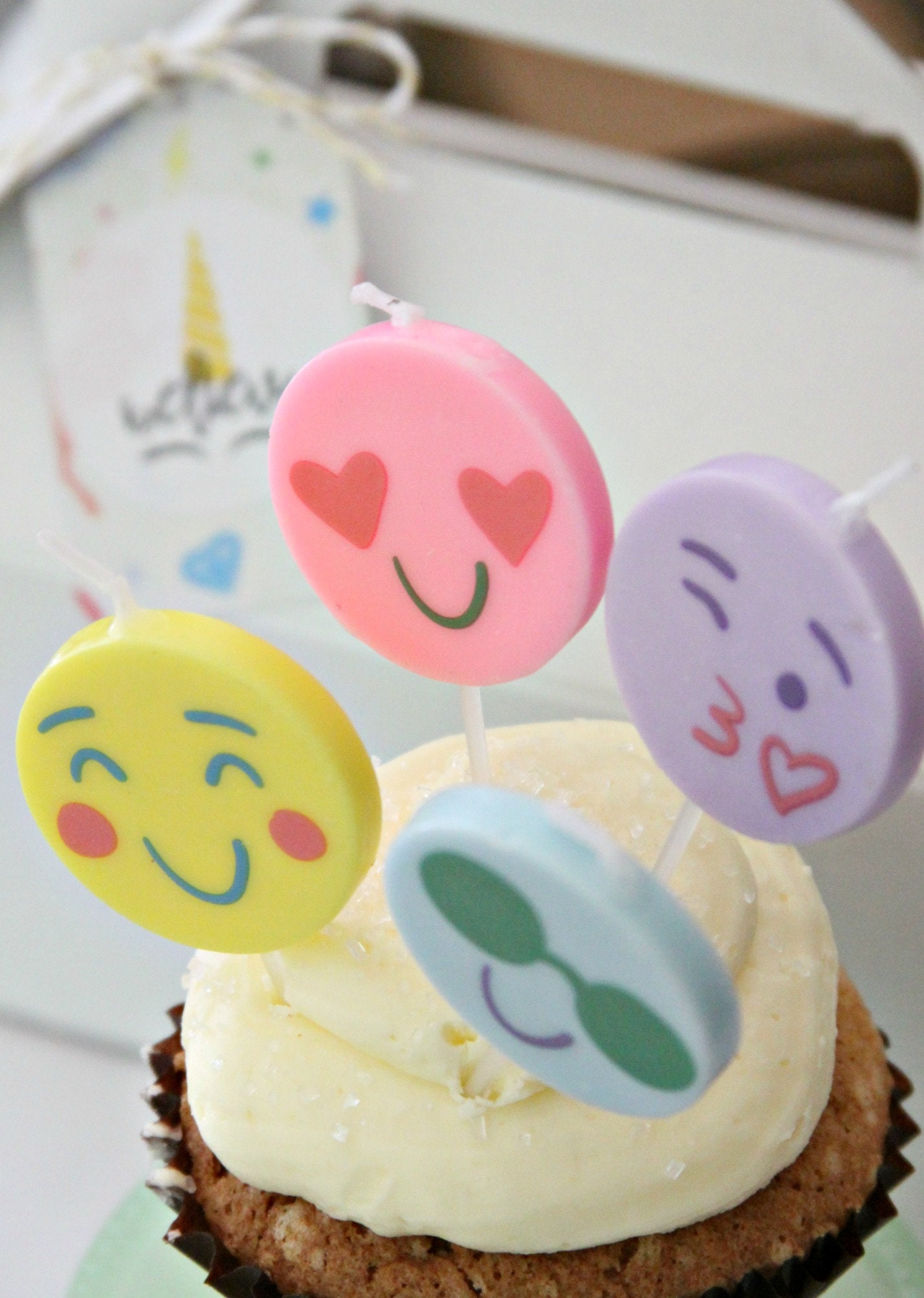 Emoji Party Candles Birthday Candles Etsy