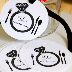 I Do BBQ Tags