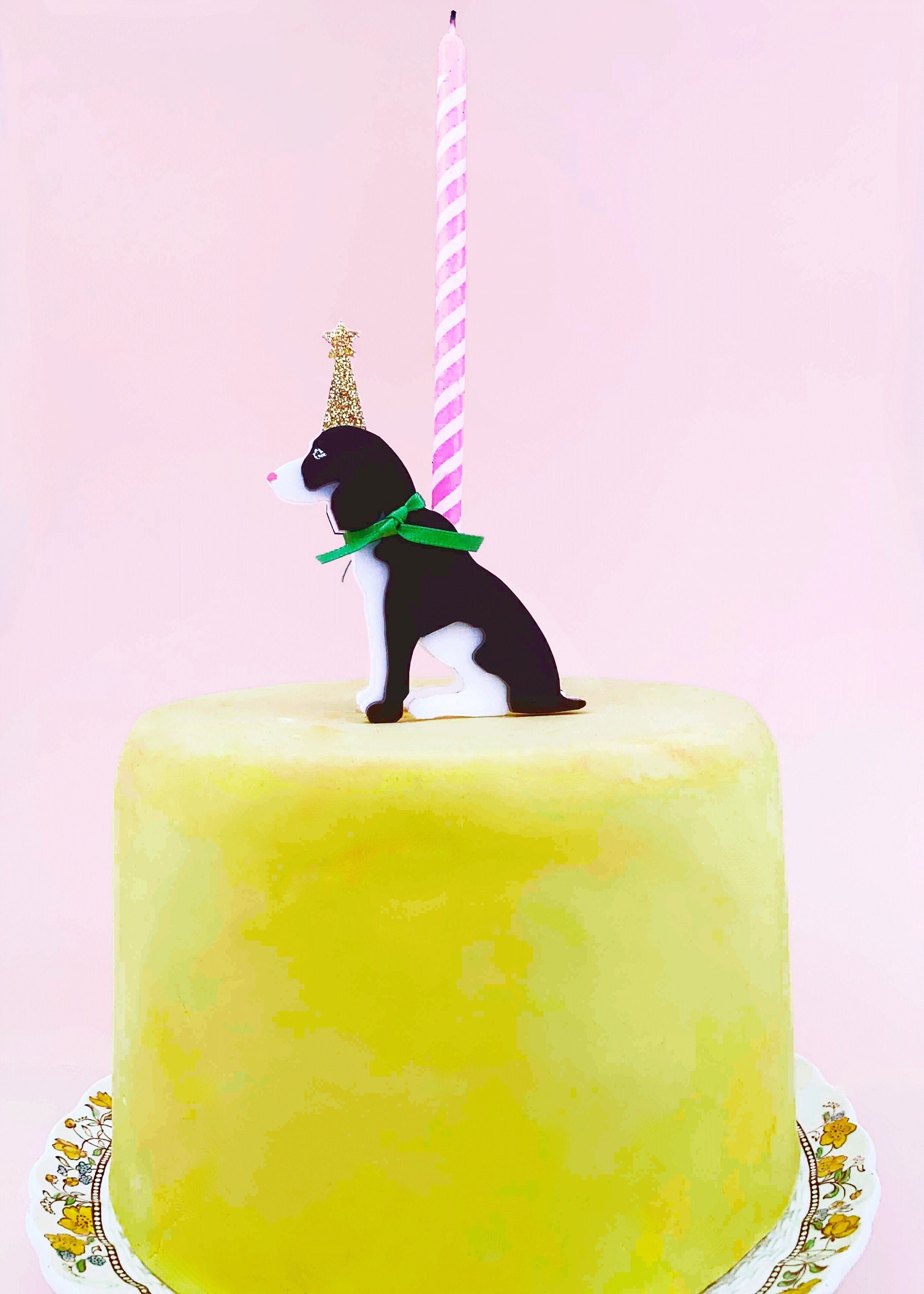 Dog Birthday Candle Holder Etsy Canada