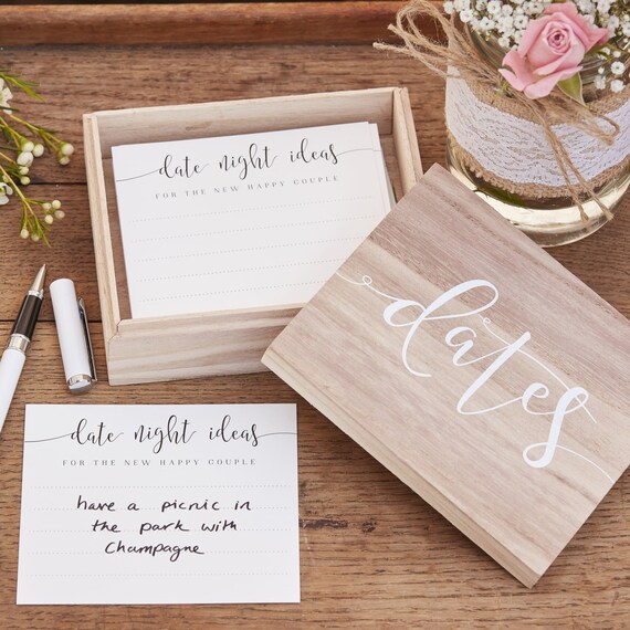 Rustic Wedding Wooden Date Suggestion Box Il_570xn