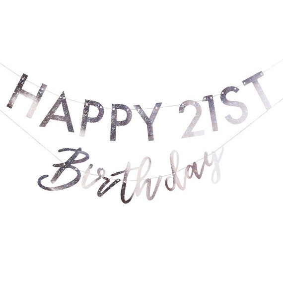 Custom Birthday Banner Kit - Iridescent Il_570xn
