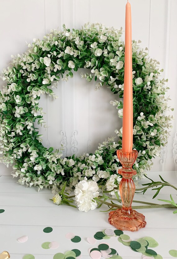 Orange Glass Candle Holder by EnFete Catch My Party