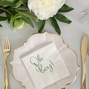 Sage Green & Dusty Blue Confetti - Perfect for Oh Boy Baby Shower, Bridal Showers and Weddings bild 8