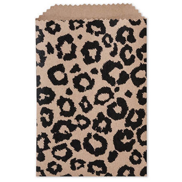 Leopard Print Favor Bags