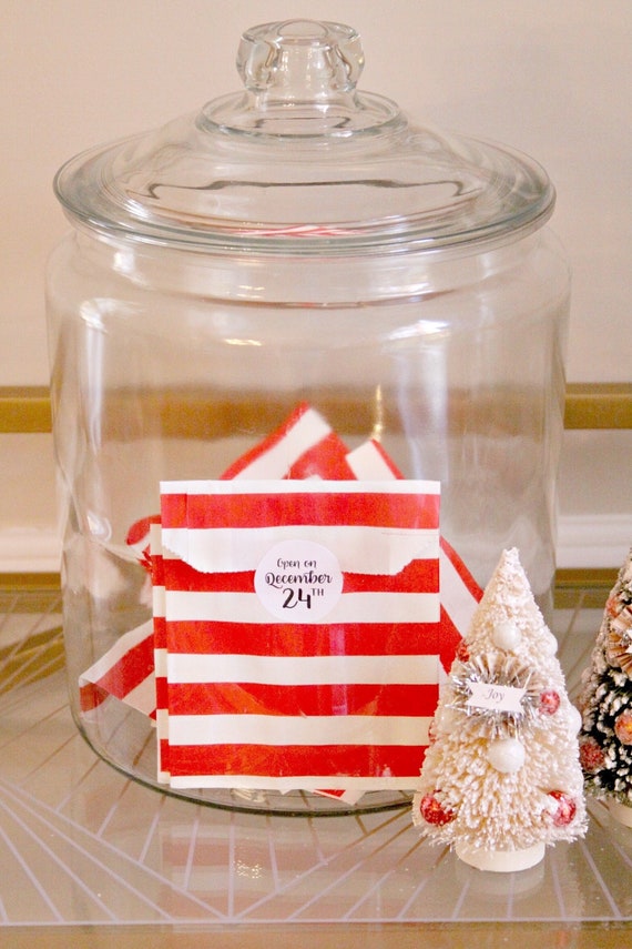Advent Stickers, Christmas Countdown, Advent Calendar, Fill Your Own Advent Il_570xn