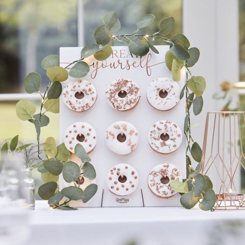Donut Wall Stands Rose Gold Etsy