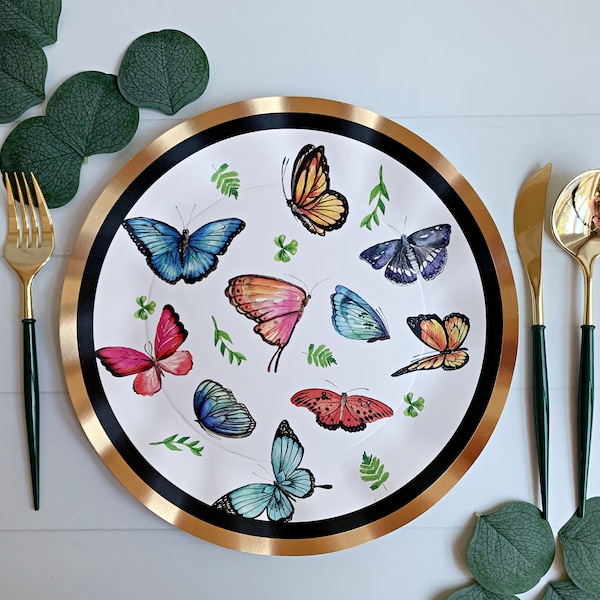 Butterfly Dinner Plates