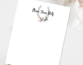 Derby Bridal Shower Letter Sized Printable - Printable & Editable