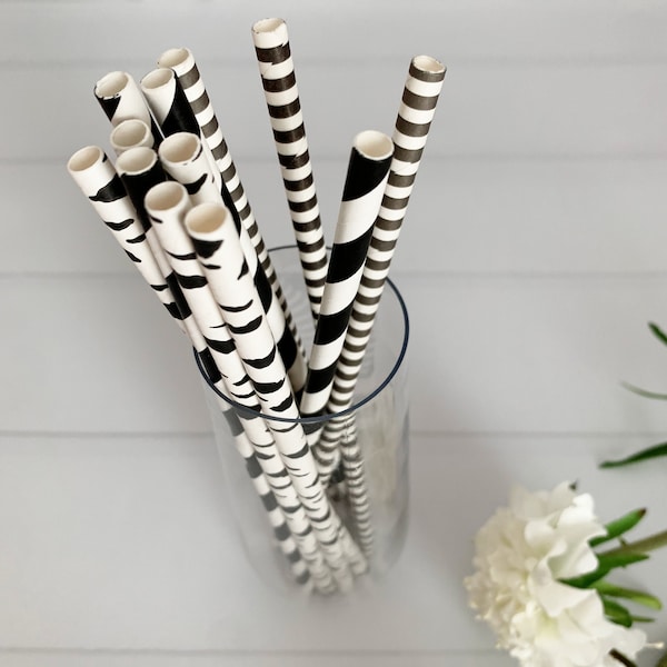 Birch Paper Straws Etsy