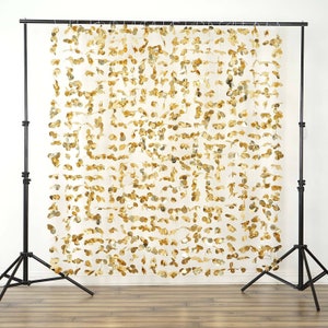 This 'Gold Flower Curtain' will have everyone in the party spirit. Guests will love using this as a backdrop to their photos - memories to treasure forever. The perfect photo booth background!