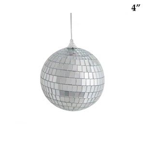A gorgeous accent to your glamorous party - these mirrored foam core disco balls are lighter weight and perfect to hang for your disco party, bachelorette party, birthday or New Year's Eve bash!