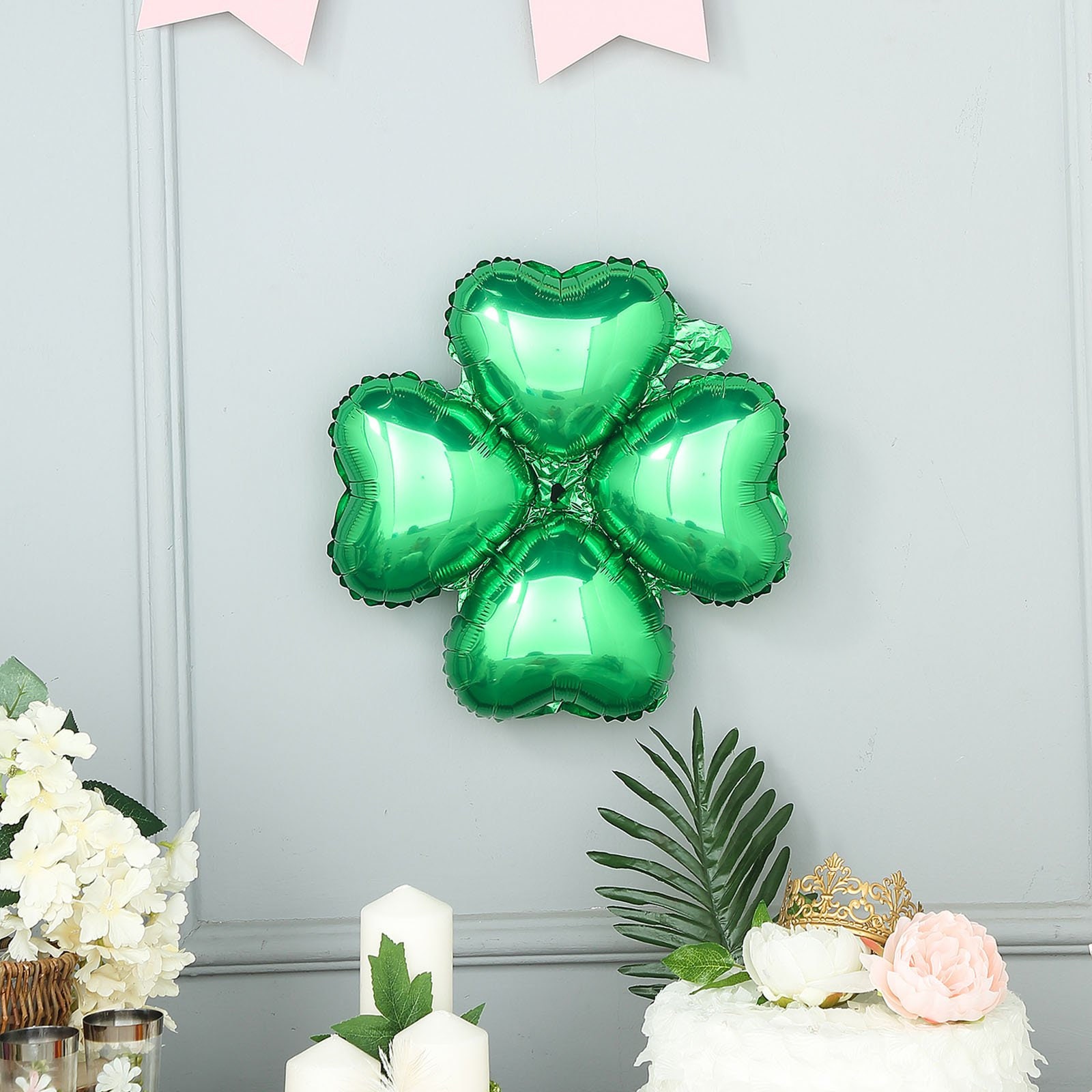 Lot De 160 Autocollants Trèfles Pailletés - Caoutchouc Mousse, 3 Tailles, Pour Saint Patrick, Décoration Fête - 4
