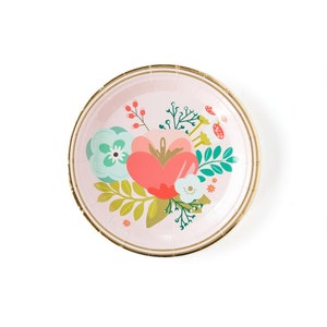 Garden Tea Party Dessert Plates