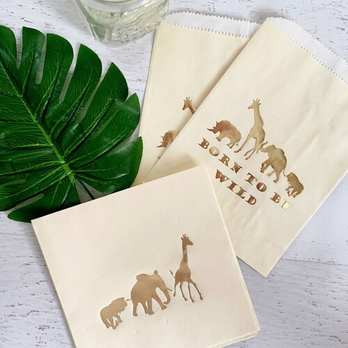 Gold Safari Baby Shower Jungle Baby Shower Zoo Wild One Etsy