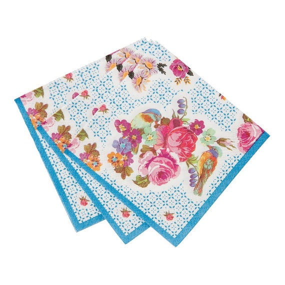 Floral Tea Party Napkins Il_570xn