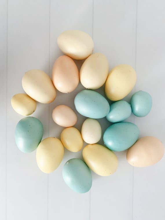 Fake Eggs Blue Shades Etsy