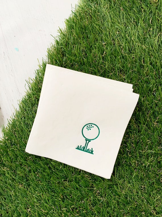 Golf Tee Cocktail Napkins Il_570xn
