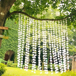 Tea Party Floral Backdrop Curtain