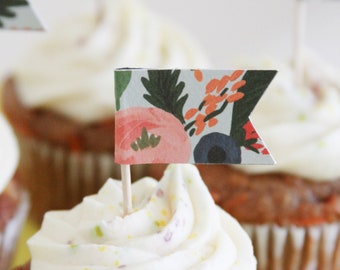 Tea Party Cupcake Toppers