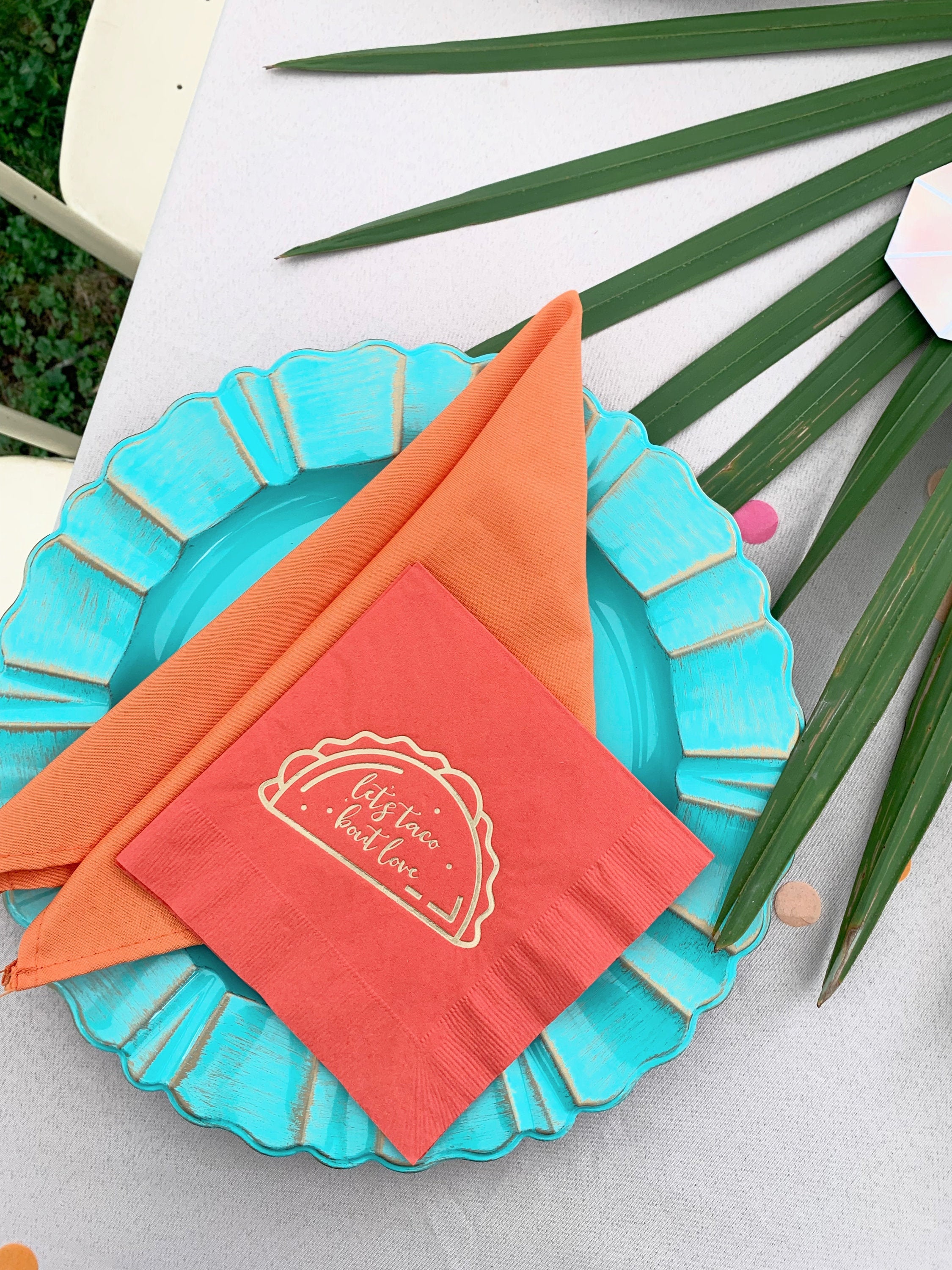 Lets Taco Bout Love Napkins