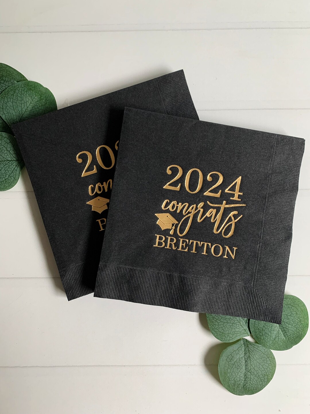 Personalized Graduation Napkins - Luncheon Size - Class of 2026 - Etsy