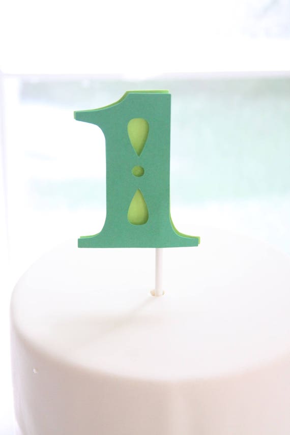 Green Cake Smash Topper, 1st Birthday Il_570xn