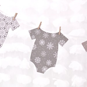 Baby It's Cold Outside Napkin Silver Foil image 5