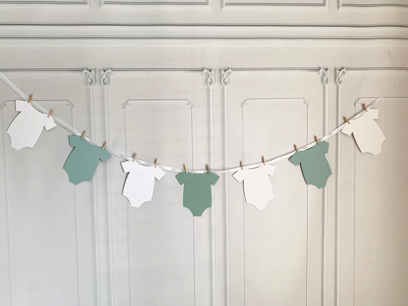 Sage Green & Dusty Blue Confetti - Perfect for Oh Boy Baby Shower, Bridal Showers and Weddings bild 7