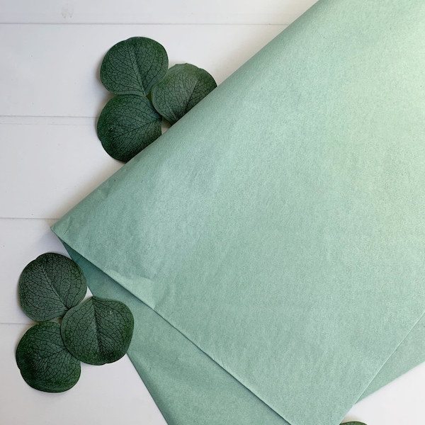 Soft Green Tissue Paper