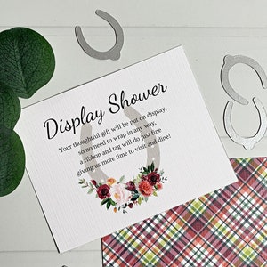 Enclosure Card Derby Bridal Shower- Editable