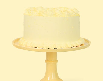 Daisy Yellow Melamine Cake Stand