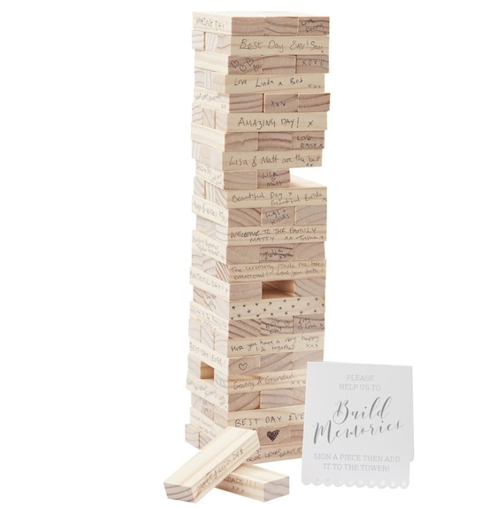 Wedding Guest Book Alternative - Building Blocks Il_570xn