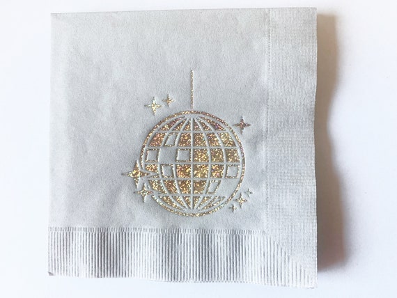 Disco Ball Cocktail Napkins Il_570xn