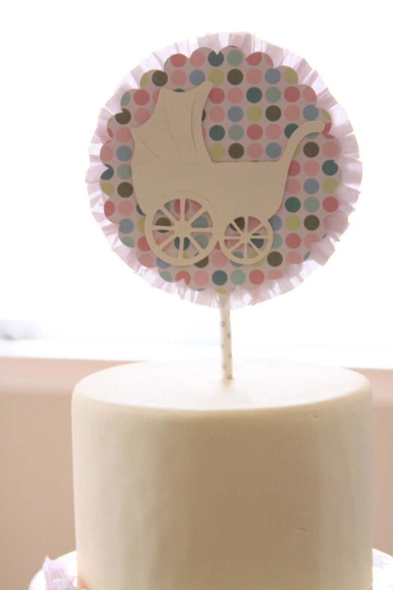 Gender Reveal Party Ideas Sip And See Decor Carriage Cake Etsy