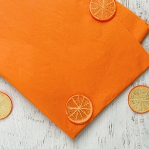 Tangerine Light Orange Gift Wrap Tissue Paper 15in X 20in - 100