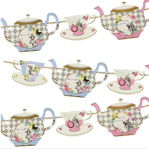 Tea Party Teapot Banner