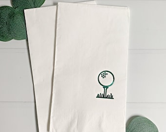 Golf Tee Dinner Napkins