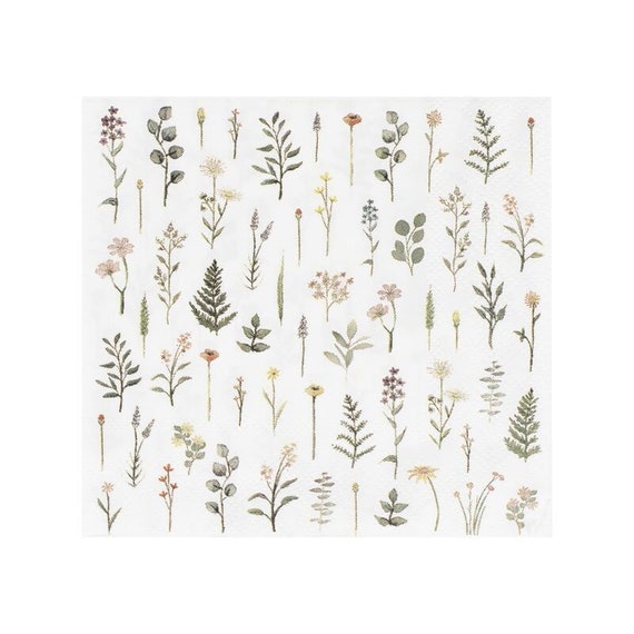 Floral Bridal Shower Napkins, Derby Party Il_570xn
