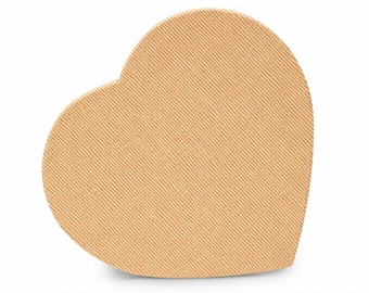 Kraft Heart Gift Boxes | Valentine Favor, Wedding Welcome Candy Packaging