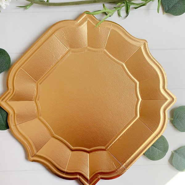 Gold Charger Plates Etsy