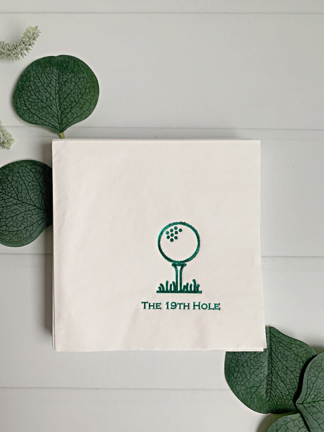 The 19th Hole Golf Cocktail Napkins