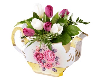 Teapot Vase - Tea Party Decor