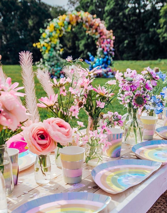 Rainbow Party Plates Il_570xn