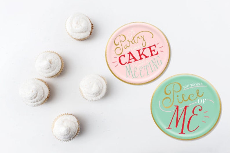 Pink Christmas Tree Plates Etsy