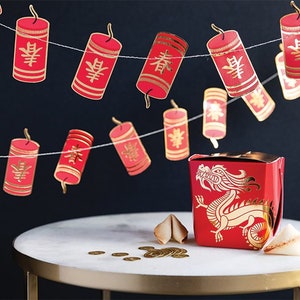 Chinese New Year Firecracker Banner