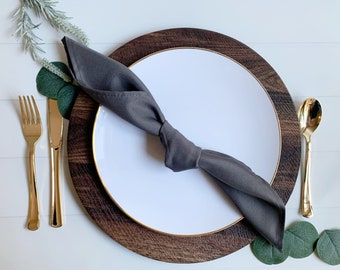 Grey Cloth Dinner Napkin