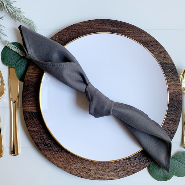 Grey Cloth Dinner Napkin