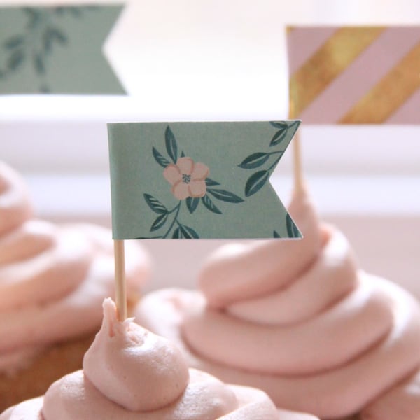 Love Shack Fiance Cupcake Toppers