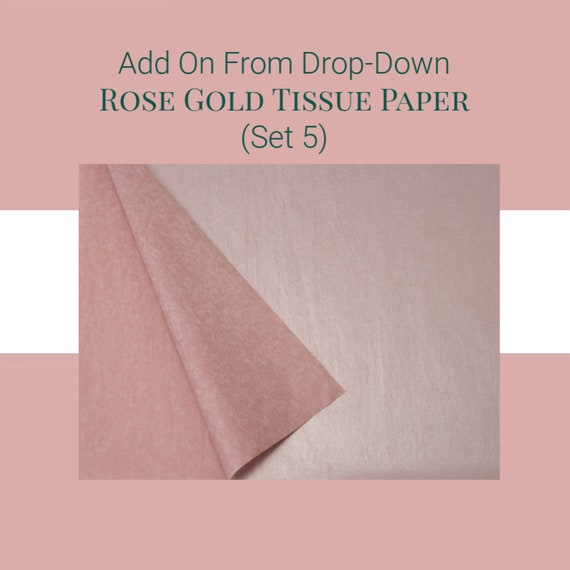 Rose Gold Gift Bags and Tissue 